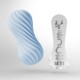 Мастурбатор Tenga FLEX Bubbly Blue с изменяемой интенсивностью, можно скручивать, вакуум