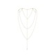 Цепочка для спины Bijoux Indiscrets Magnifique Back and Cleavage Chain - Gold, украшение для тела