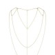 Цепочка для спины Bijoux Indiscrets Magnifique Back and Cleavage Chain - Gold, украшение для тела