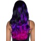 Leg Avenue Allure Multi Color Wig Black/Purple