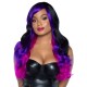 Leg Avenue Allure Multi Color Wig Black/Purple