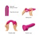 Реалистичный фаллоимитатор Strap-On-Me Sliding Skin Realistic Dildo Fuchsia - S, эффект подвижной ко