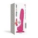 Реалистичный фаллоимитатор Strap-On-Me Sliding Skin Realistic Dildo Fuchsia - S, эффект подвижной ко