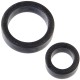 Набор эрекционных колец Doc Johnson Platinum Premium Silicone - The C-Rings - Charcoal