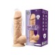 Фаллоимитатор с вибрацией SilexD Norman Vibro Flesh (Model 1 size 8,5") + LRS, диаметр 5 см