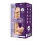 Фаллоимитатор с вибрацией SilexD Norman Vibro Flesh (Model 1 size 8,5") + LRS, диаметр 5 см