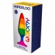 Силиконовая анальная пробка Wooomy Hiperloo Silicone Rainbow Plug L, диаметр 3,9 см, длина 13,1 см