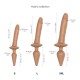 Анальная пробка с дилдо 2в1 Strap-On-Me SWITCH PLUG-IN REALISTIC DILDO Caramel S, диаметр 3,3/2,9 см