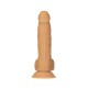 Фаллоимитатор ADDICTION Dual Density Silicone Dildo Caramel 8″, присоска, диаметр 4,3 см, вибропуля