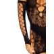 Мини-платье Leg Avenue Mini dress and matching gloves Black One Size