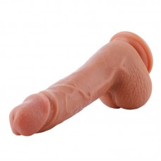 Ультрареалістичний фалоімітатор для секс-машин Hismith 8.3″ 2-layers Silicone Flesh Dildo, 2-шаровий