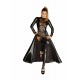 Сукня-плащ з мокрим ефектом Noir Handmade F128C Powerwetlook gown coat, L