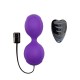 Вагинальные шарики с вибрацией Adrien Lastic Kegel Vibe Purple, диаметр 3,7см