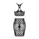 Эротичный полупрозрачный комплект Obsessive K101 top & skirt S/M/L, топ, юбка