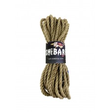 Джутова мотузка для шібарі Feral Feelings Shibari Rope, 8 м сіра