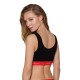 Спортивный топ на широких бретелях Passion PS003 TOP L, black