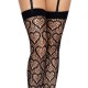 Ажурні панчохи із сердечками Leg Avenue Heart Black, one size