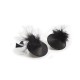 Пэстис - стикини Bijoux Indiscrets Burlesque pasties FEATHER, с перьями