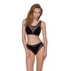 Трусики с прозрачной вставкой Passion PS002 PANTIES L, black