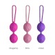 Вагінальні кульки Adrien Lastic Geisha Lastic Balls BIG Violet (L), діаметр 4 см, вага 90 гр