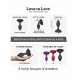 Силиконовая анальная пробка Love To Love OPEN ROSES L SIZE - BLACK ONYX