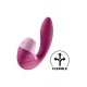 Вакуумний вібратор Satisfyer Supernova Berry, 2 положення ствола