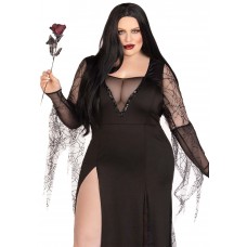 Костюм Мортіші Аддамс Leg Avenue Sexy Spooky Morticia 1X–2X