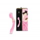 Вибромассажер Shunga Zoa Light Pink, двусторонний
