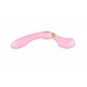 Вибромассажер Shunga Zoa Light Pink, двусторонний