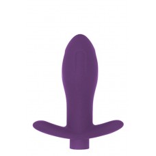 Анальная пробка с вибрацией MAI Attraction Toys №87 Purple перезаряжаемая, длина 11см, диаметр 3,5см