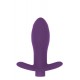 Анальная пробка с вибрацией MAI Attraction Toys №87 Purple перезаряжаемая, длина 11см, диаметр 3,5см