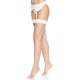 (SALE) Чулки в крупную сетку Leg Avenue Fence Net Thigh Highs White, one size