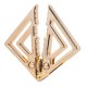 Зажимы для сосков с легкой подвеской LOCKINK Adjustable Nipple Clamps with Light Pendant - Golden