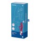 Вібратор-кролик із потрійним відростком Satisfyer Embrace me Berry, 2 мотори, діаметр 3,6 см