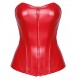 Корсет Noir Handmade F355 Red powerwetlook corset - XL