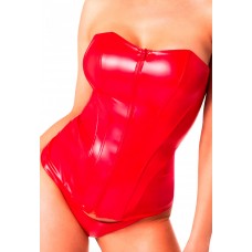 Корсет Noir Handmade F355 Red powerwetlook corset - XL