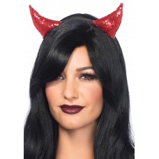 Диявольські ріжки з паєтками Leg Avenue Sequin devil horns