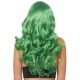 Хвиляста перука Leg Avenue Misfit Long Wavy Wig Green, довга, реалістичний вигляд, 61 см