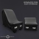 Секс-крісло з подушками Master Series Kinky Sex Lounge with Cushions - Black