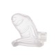 Клетка для пениса LOCKINK SEVANDA Plastic Penis Chastity Cage - Transparent