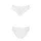 Трусики з широкою гумкою і мереживом Passion PS001 PANTIES M, white