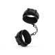 Наручники Bedroom Fantasies: Faux Leather Handcuffs One Size, чорні