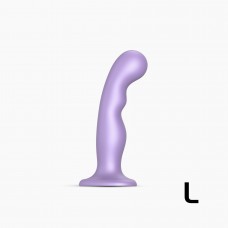 Насадка для страпона Strap-On-Me Dildo Plug P&G Lilas Metallic L