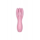 Кліторальний вібратор Satisfyer Threesome 3 Pink з трьома пальчиками