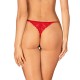 Трусики с доступом Obsessive Ingridia crotchless thong XL/2XL, красные