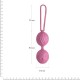 Вагинальные шарики Adrien Lastic Geisha Lastic Balls BIG Pink (L), диаметр 4см, вес 90гр