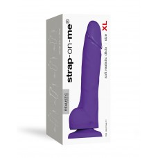 Реалістичний фалоімітатор Strap-On-Me SOFT REALISTIC DILDO Violet - Size XL