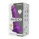 Фалоімітатор SilexD Johnny Purple (MODEL 1 size 7in), двошаровий, силікон+Silexpan, діаметр 3,8 см