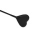 Шльопалка-сердечко Liebe Seele Black Organosilicon Riding Crop, екошкіра