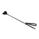 Шльопалка-сердечко Liebe Seele Black Organosilicon Riding Crop, екошкіра